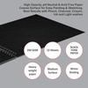 Anupam Pupil Black Toned Watercolour Paper Wire-O Book - Cold Press Paper - 250 Gsm - 12 Sheets -A5