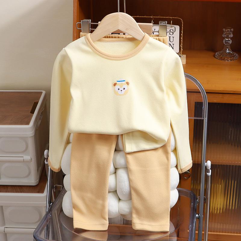 Children's 2025 Autumn/Winter Underwear Set: Cozy Pajamas for Boys and Girls