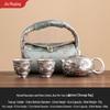 Jiumuqing 999 Gilded Silver Tea Set