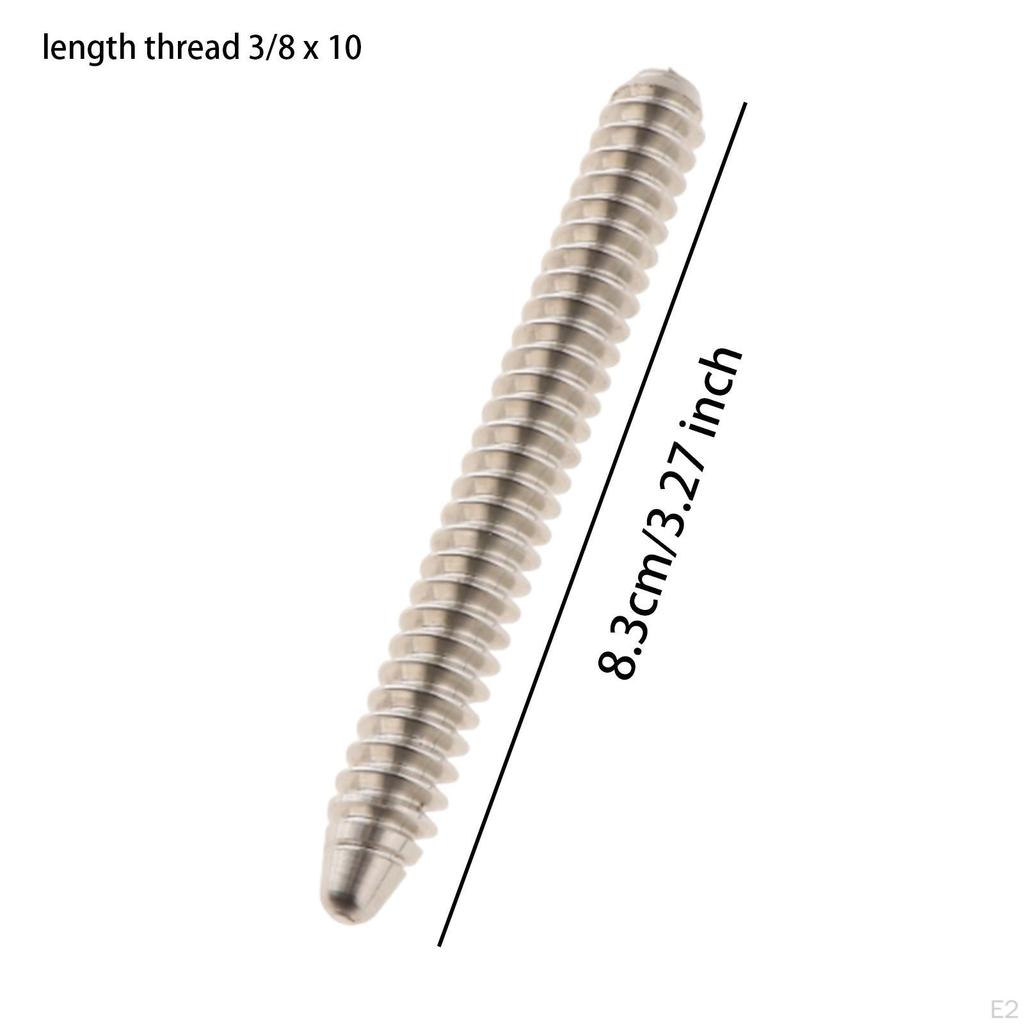 Pool Cue Joint Pin Screws Easy Install Stainless Steel Insert Lightweight Part
