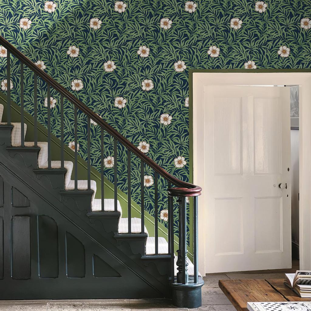 Green Leaves Peel And Stick Wallpaper Chic Self Adhesive Vinyl Living Room Decoration Fresh Branch Waterproof Furniture Sticker