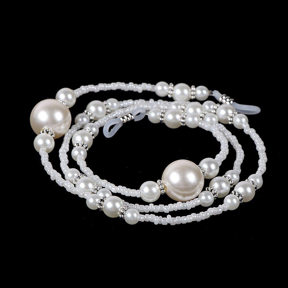 Handmade Imitation Pearls Chains Fashion Neck Sunglasses Strap Holder Glasses Cord Eyeglass String