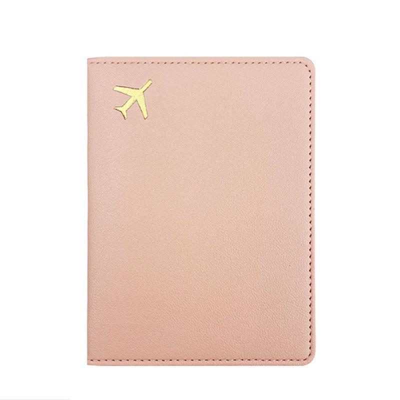 PU Leather Multi-color Passport & Document Organizer with Business Card Holder