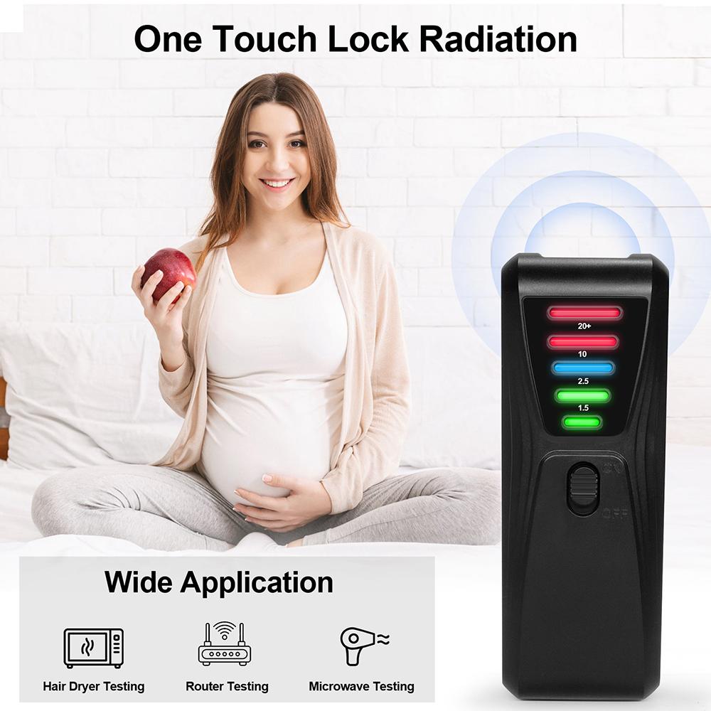 

Electromagnetic Radiation Tester Digital LCD EMF Meter High Accuracy Electric Magnetic Field Paranormal Investigation Equipment синий