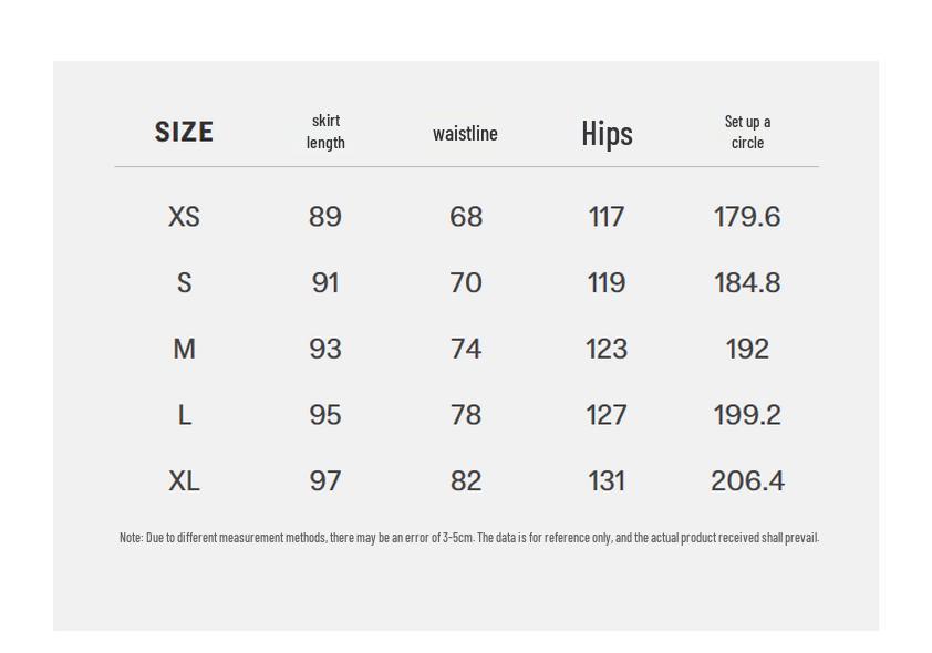 Less 2026 Spring Loose Pleated Maxi Skirt