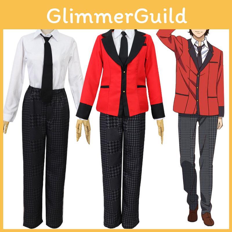 Kakegurui Jabami Yumeko Ryota Suzui Uniform Cosplay Costume Featuring Durable Fabric And Perfect Stitches For Festive Occasions