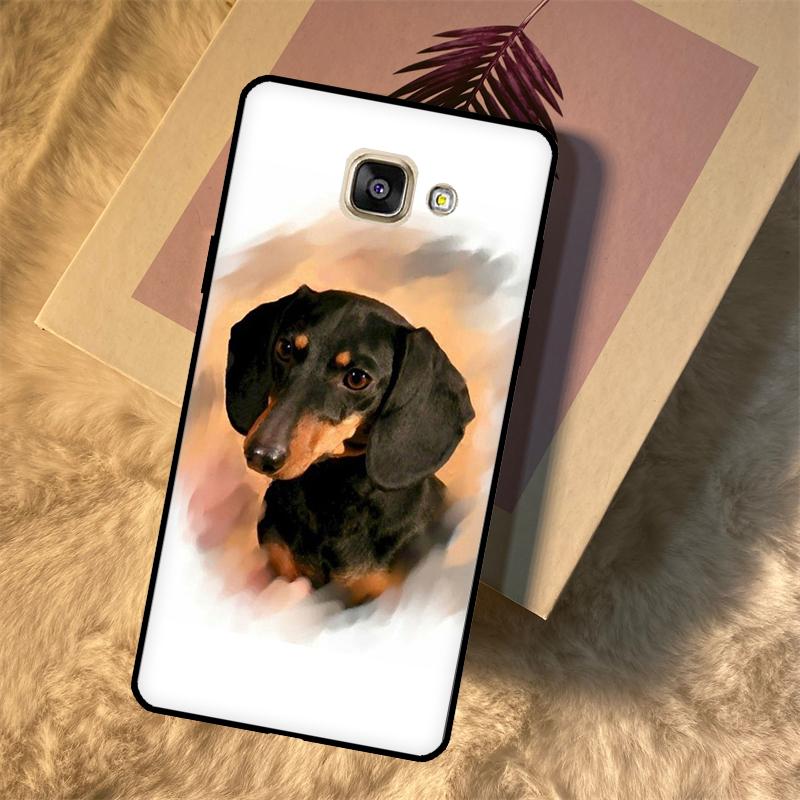 Dachshund Dog Cover For Samsung Galaxy A6 A7 A8 A9 J8 J4 J6 Plus 2018 J7 J5 J3 2016 A5 A3 2017 Back Case