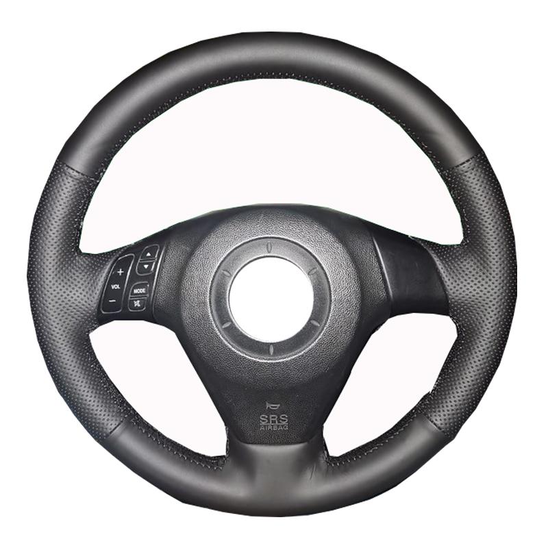 Hand Sewing Car Steering Wheel Cover For Mazda RX-8 RX8 2004 - 2008 Volant Braid On Steering-wheel Wrap Protector 2007 2006 2005
