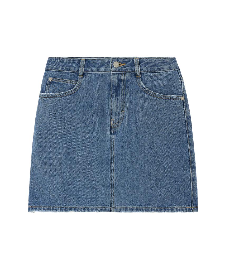 Lee Mini Denim Skirt Indigo Medium
