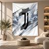 Decorative Tapestry,Juventus FC Printed Wall Art, Lightweight Wall Hanging For Bedroom Background