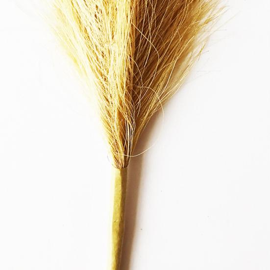 2Pcs Artificial Pampas Grass Exquisite Layout Props Faux Silk Flower No-watering Fluffy