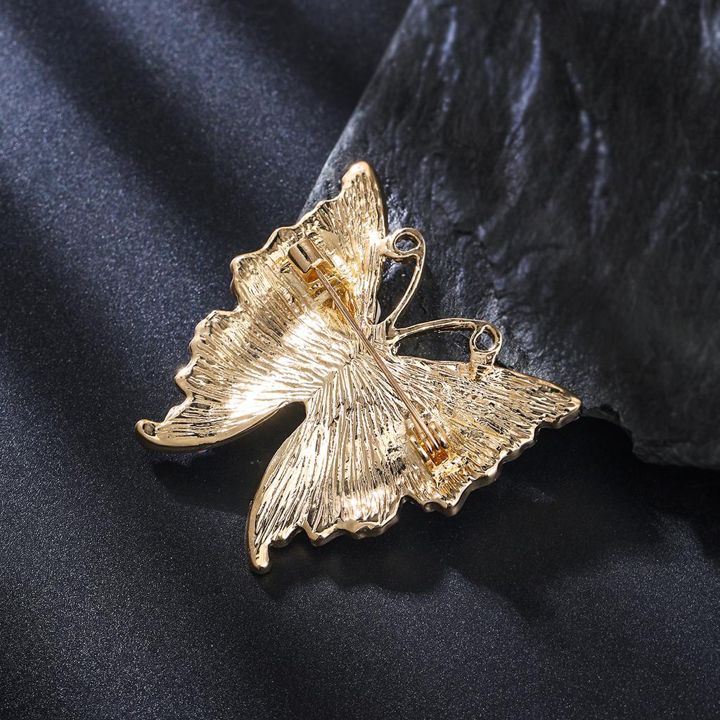 Weiman Purple Red Rhinestone Butterfly Brooches Luxury Women Alloy Fashion Brooch Pin Design Jewelry Customize Designer Brooches