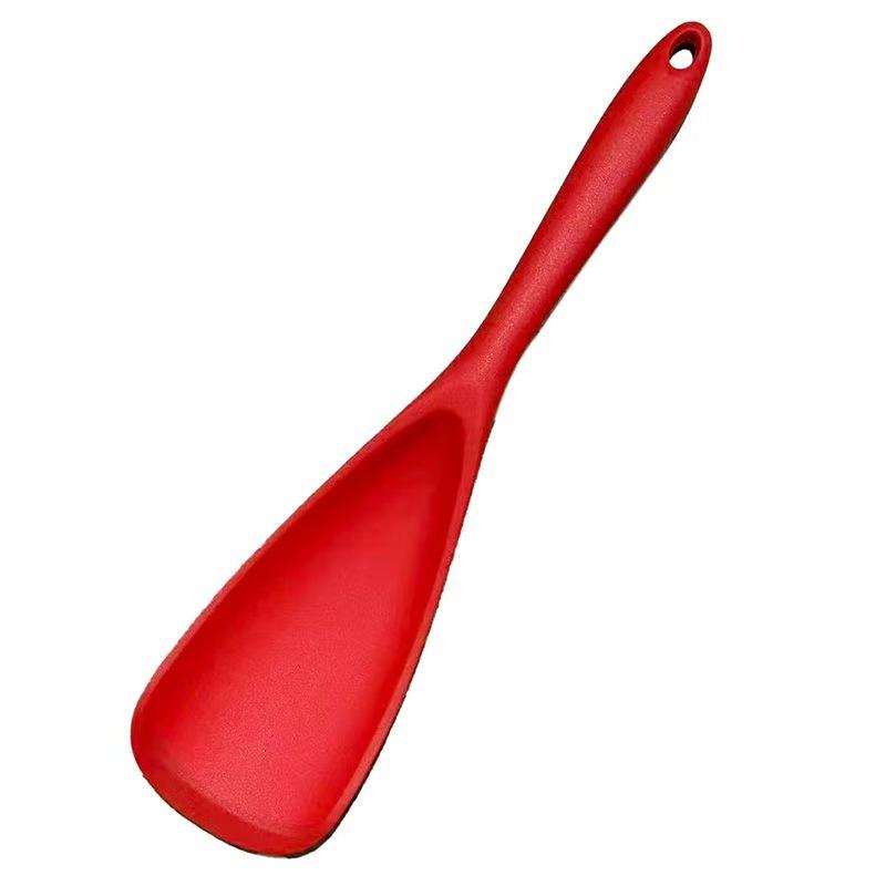 New all-silicone duck bill shovel household kitchen integrated cooking shovel non-stick pan shovel high temperature salad
