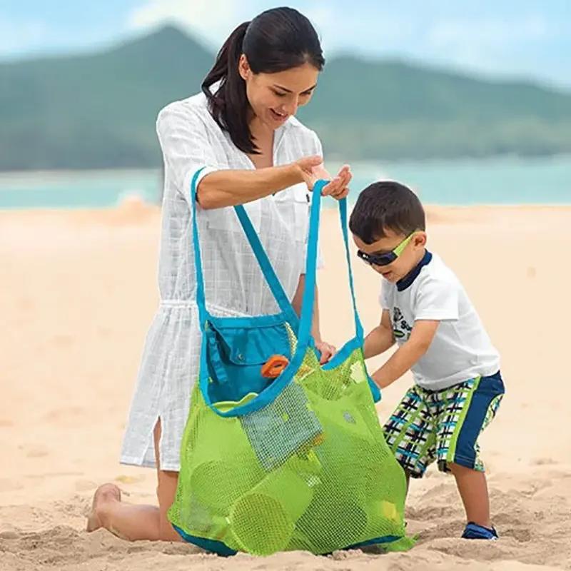 Baby Shower Bath Toys White Baby Kids Toy Storage Mesh With Strong Suction Cups Toy Bag Net Bathroom Organizer For Kids Toddlers