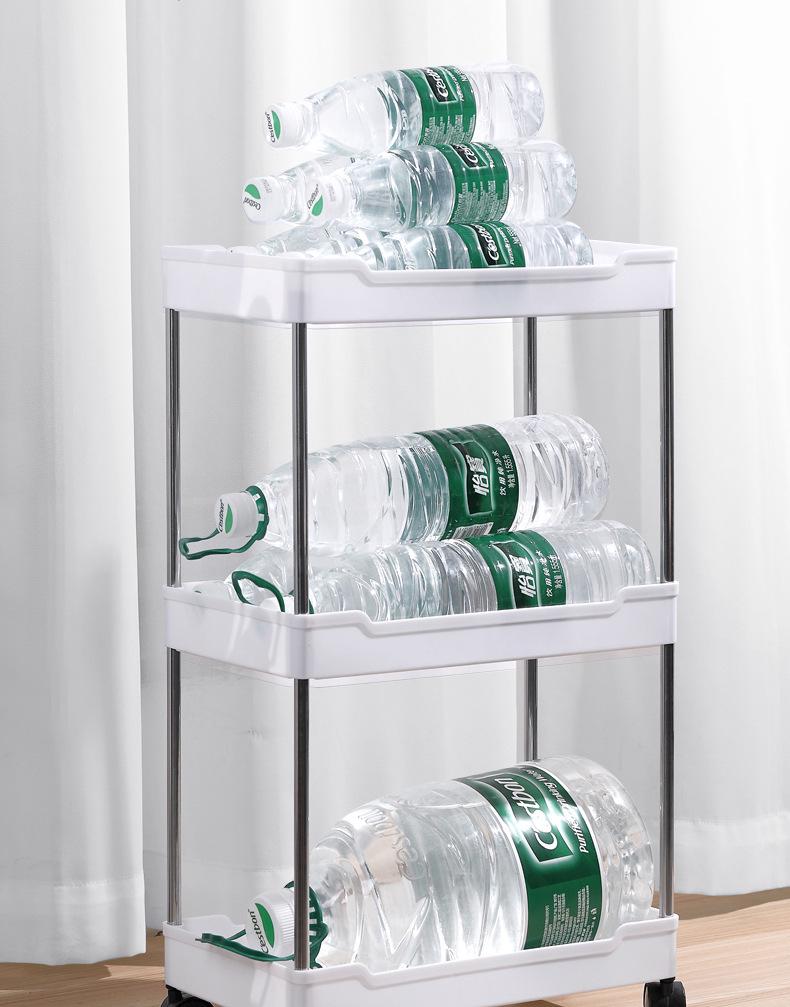 Mehrschichtiger Aufbewahrungswagen für Badezimmer, Küche und Wohnzimmer