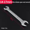 Ultra-Thin Double-Headed Dead Blow Open-End Wrench 8/10, No. 10, Small 14/17 Fork Board Fixing Tool