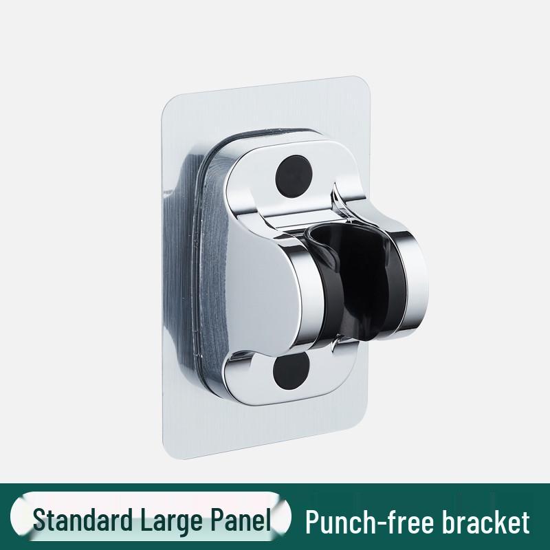 Punch-Free Adjustable Shower Head Wall Mount and Holder