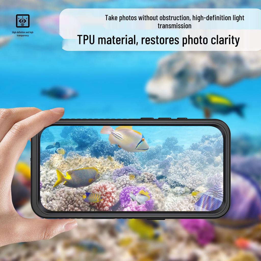 Red Pepper Waterproof & Drop-Proof Case for iPhone 16 Pro Max