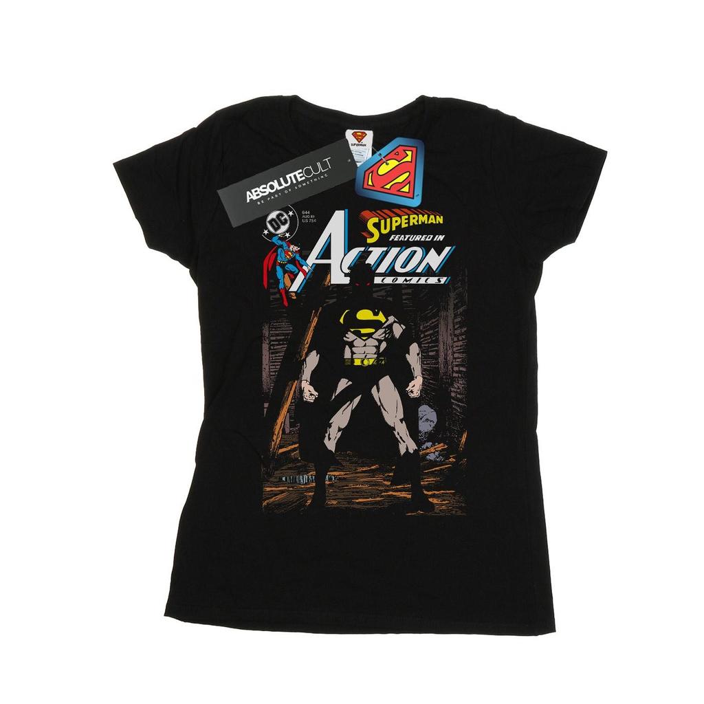 DC Comics Womens/Ladies Superman Action Comics 644 Cover Cotton T-Shirt