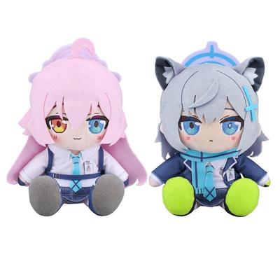 1/2Pcs Blau Archiv Plüsch Spiel Cartoon Sunaookami Siroko Anime Plüsch Spielzeug Kawaii Puppe Spielzeug Weiche Angefüllte zimmer Dekor Weihnachten Geschenke