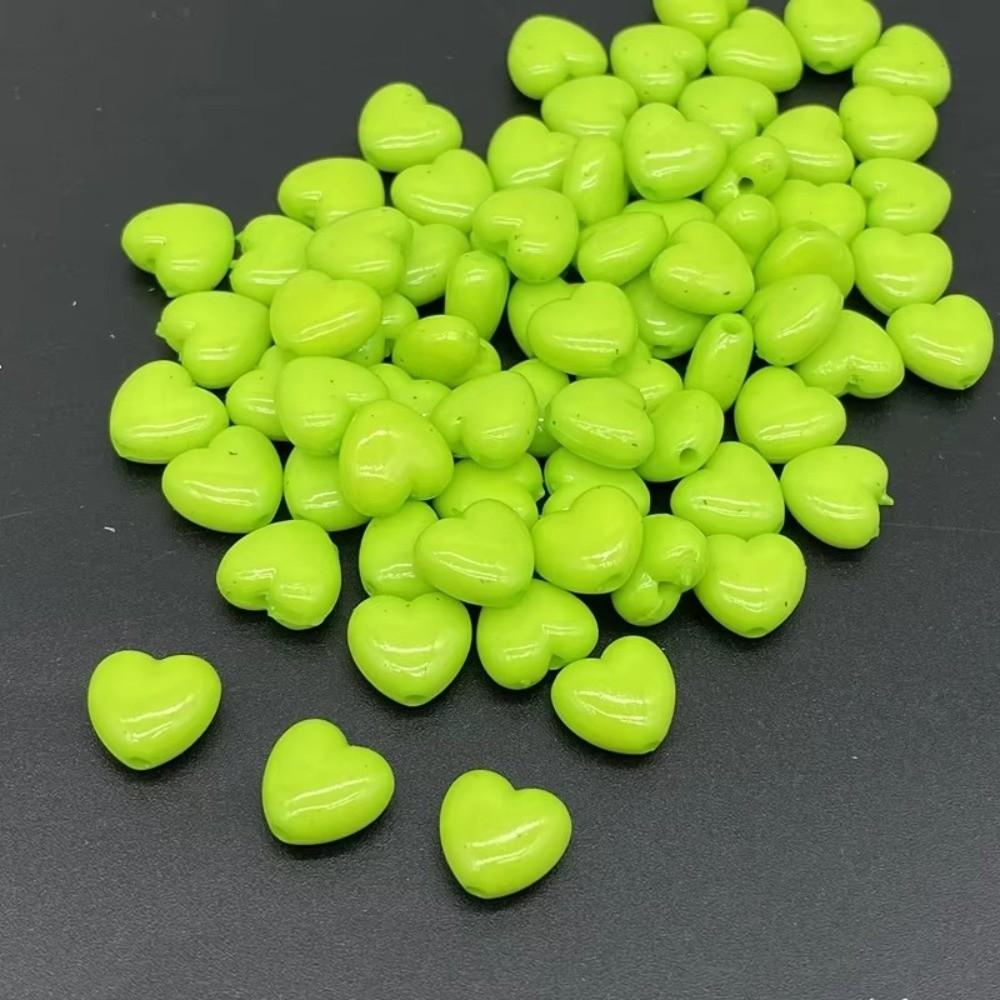 20Pcs/Lot 2.5mm Aperture Heart Shape Beads 17mm Handmade Accessory Beads Handmade Crafts
