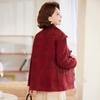 Cappotto casual da donna Pastore con revers in misto lana