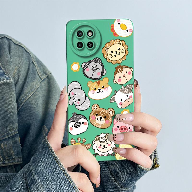 For Itel S23 Phone Case S665L Cover Soft Silicone Cute Panda Flower Boys Girls Painted Shell Cartoon Funda Protect Casing Coque