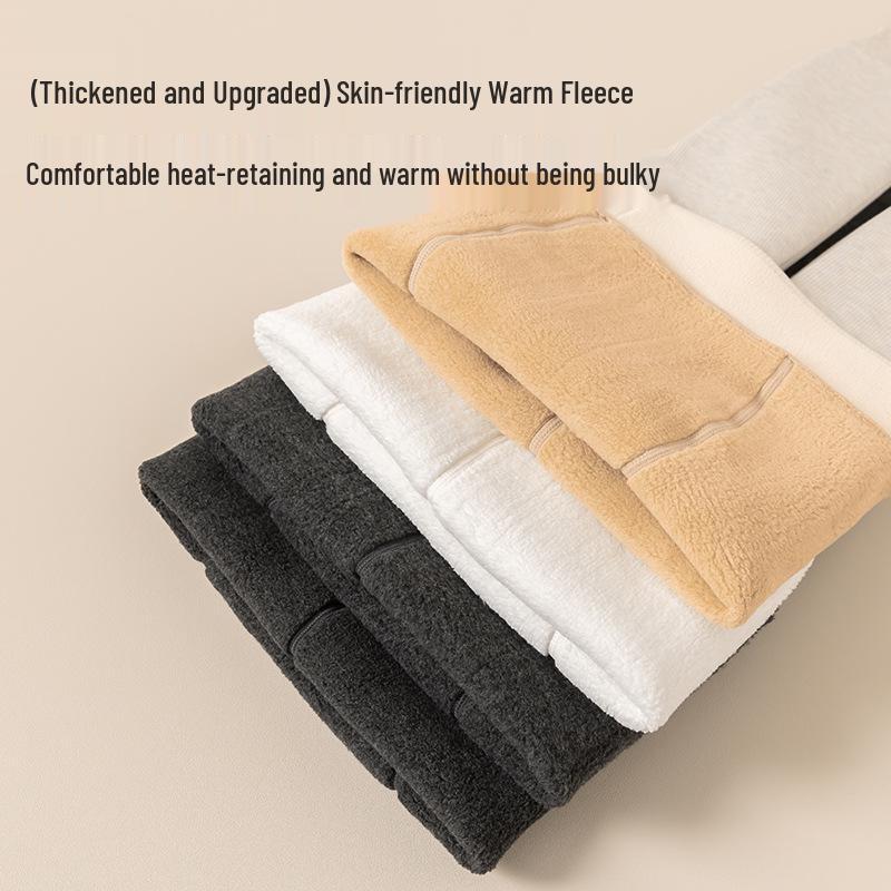 Girls' Super Thick Cotton Striped Leggings - Warm, Extra Thick Tights for Autumn & Winter