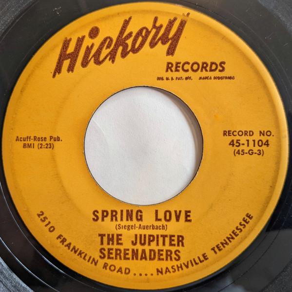 

7inch Record JUPITER SERENADERS - Spring Love / Tennessee Waltz 451104 HICKORY 1960 US Jazz Used