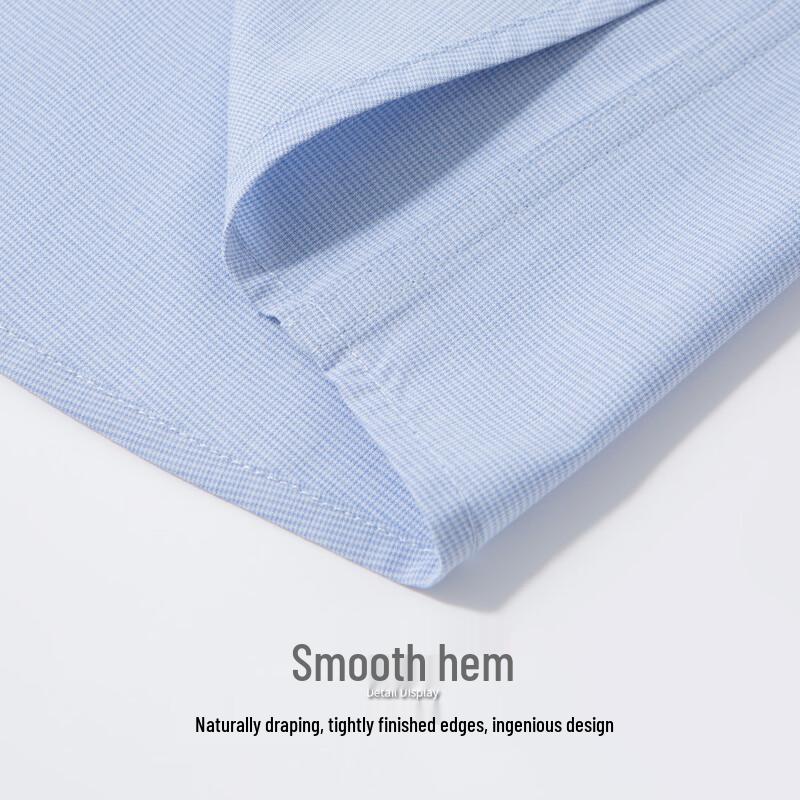 Hodo Men's Easy Care Silk & Modal Blend Long Sleeve Shirt