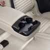 For Land Rover Discovery Sport 2015-2019 Carbon Fiber Rear Armrest Cup Holder Stickers Car Interior Decorative Accessories