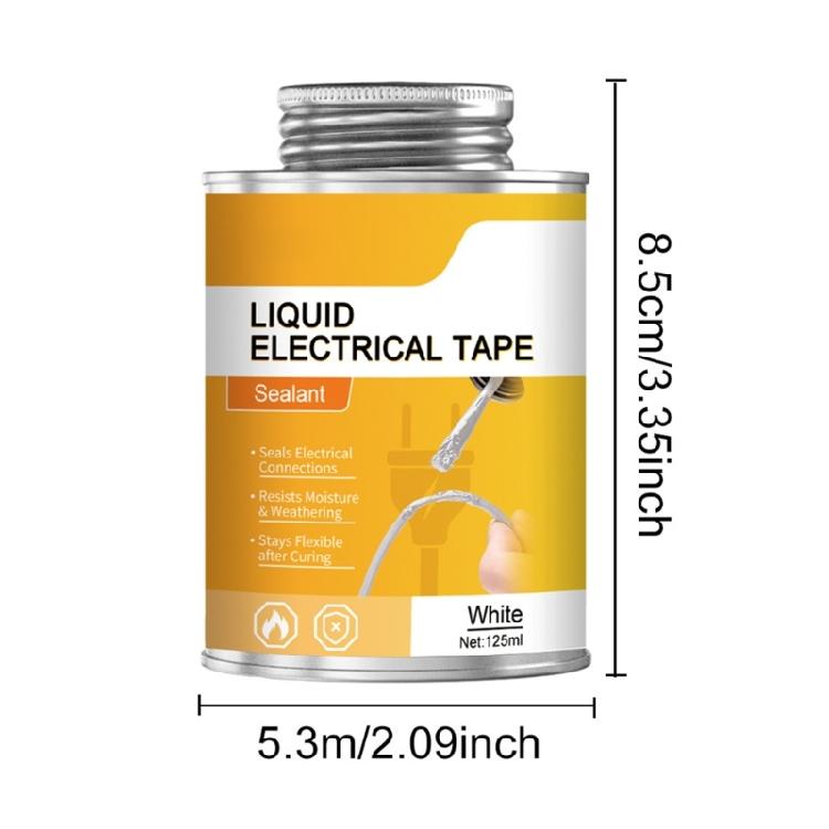Upgraded Liquid Electrical Tape Dependable Wire Insulation 125ml Liquid for DIY