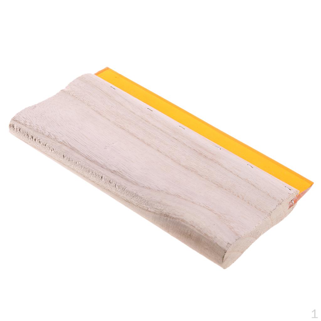 

15 типов ракелей для шелкографии с деревянной ручкой, скребок, твердый 20cm 65°