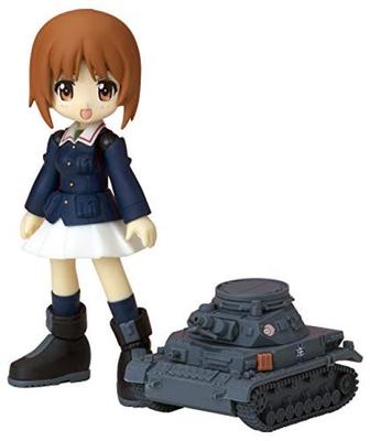 Mameshiki Girls & Panzer Series Mameshiki Nishizumi Miho Total Height Approximately 100mm PVCABS Painted Movable Figure