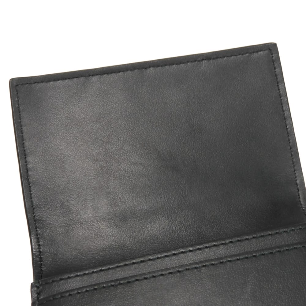 Used 11897 Business Card Holder 605720 VCPQ3 8803 7946 Pass Case RFID IC Chip Maxi Intrecciato Black Men's from Japan