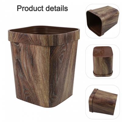 14 L Trash Bin Square Trash Can Ample Capacity Easy To Clean