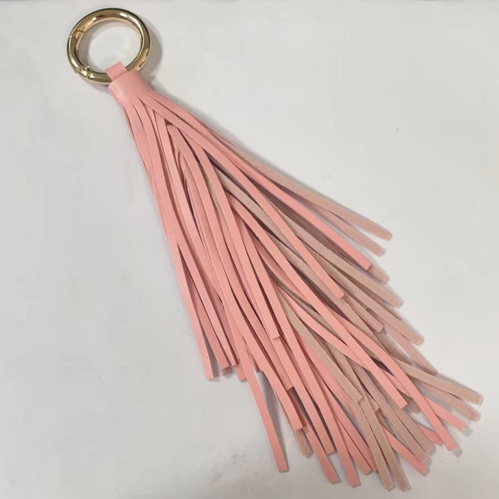 Creative Tassel Ring Car Keychain Fashionable Women's Bag Pendant Small Gift Pendant