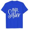 Kurzarm Mode Damen T-Shirt Große Mittlere Schwester Passende T-Shirts Damen Lässiges Oberteil T-Shirts Cartoon Grafik T-Shirts