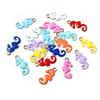 20pcs 12x6mm Stainless Steel Seahorse Hippocampus Enamel Charms Pendant Stainless Steel DIY Jewelry Making Accessories Findings