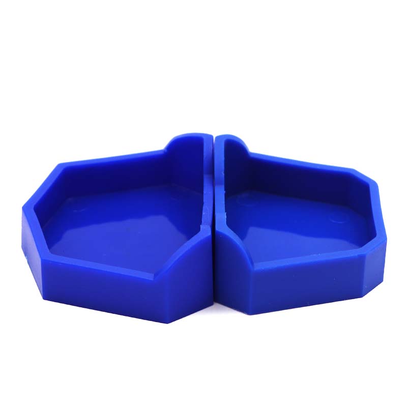 Set Base Modello Dentale 1 Paio Base in Gesso per Stampo Dentale Vassoio per Protesi Kit Base Modellero per Laboratorio Odontotecnico Igiene Orale
