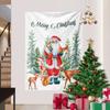 Cross-border Christmas Snowman Background Cloth Christmas Tree Wall Hanging Cloth Amazon Tapestry