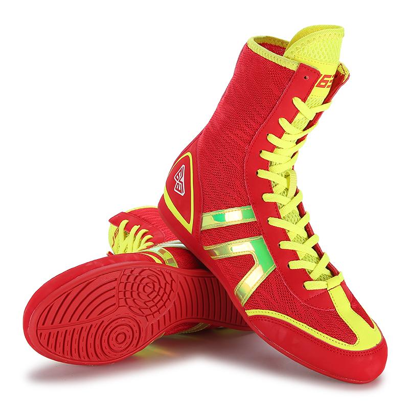 Men Wrestling Shoes Comfortable Fighting Training Adult Professional Competition Boxing Shoes Original Non-Slip Wrestling Boots
