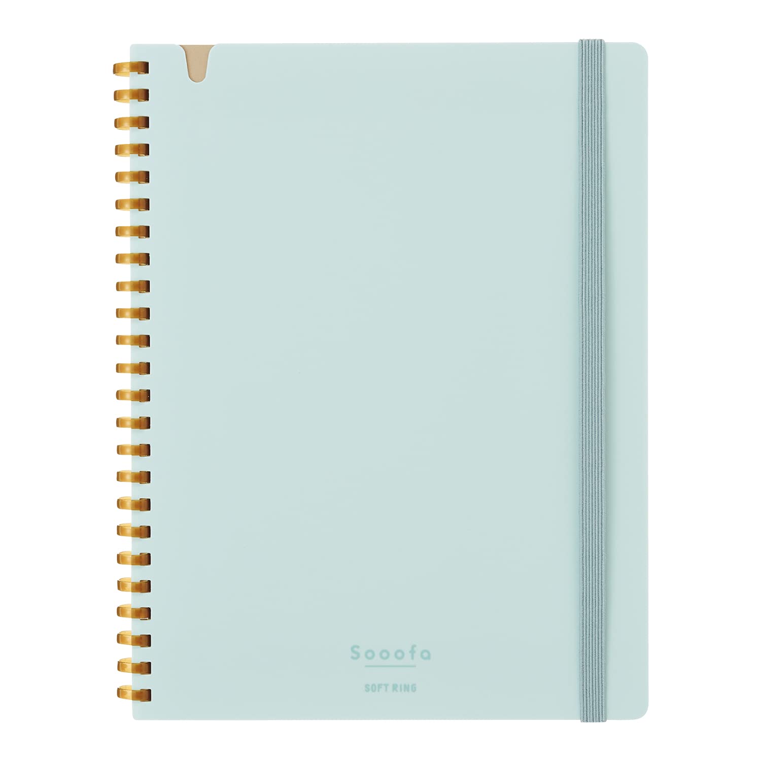 

Kokuyo Sooofa A5 Soft Ring Notebook, 4mm Grid, Light Blue, Compact Size