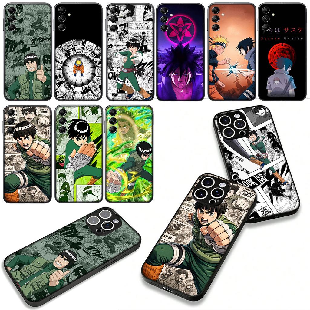 Phone Cover Rock Lee Sasuke Uchiha Narutos Casing for Apple iPhone 16 15 14 Plus 13 12 Mini 17 Pro Max + ProMax 16E Air 15+ Case