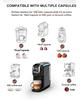 HiBREW H2B 5 in 1 Mehrfach-Kapsel-Kaffeemaschine Heiß-/Kaltkaffeemaschine 19 Bar Druckextraktion