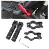 Motorcycles Universal Foot Pegs Folded Non-Skid Footrest Rear Pedals Fit for Bicycles Motorbikes