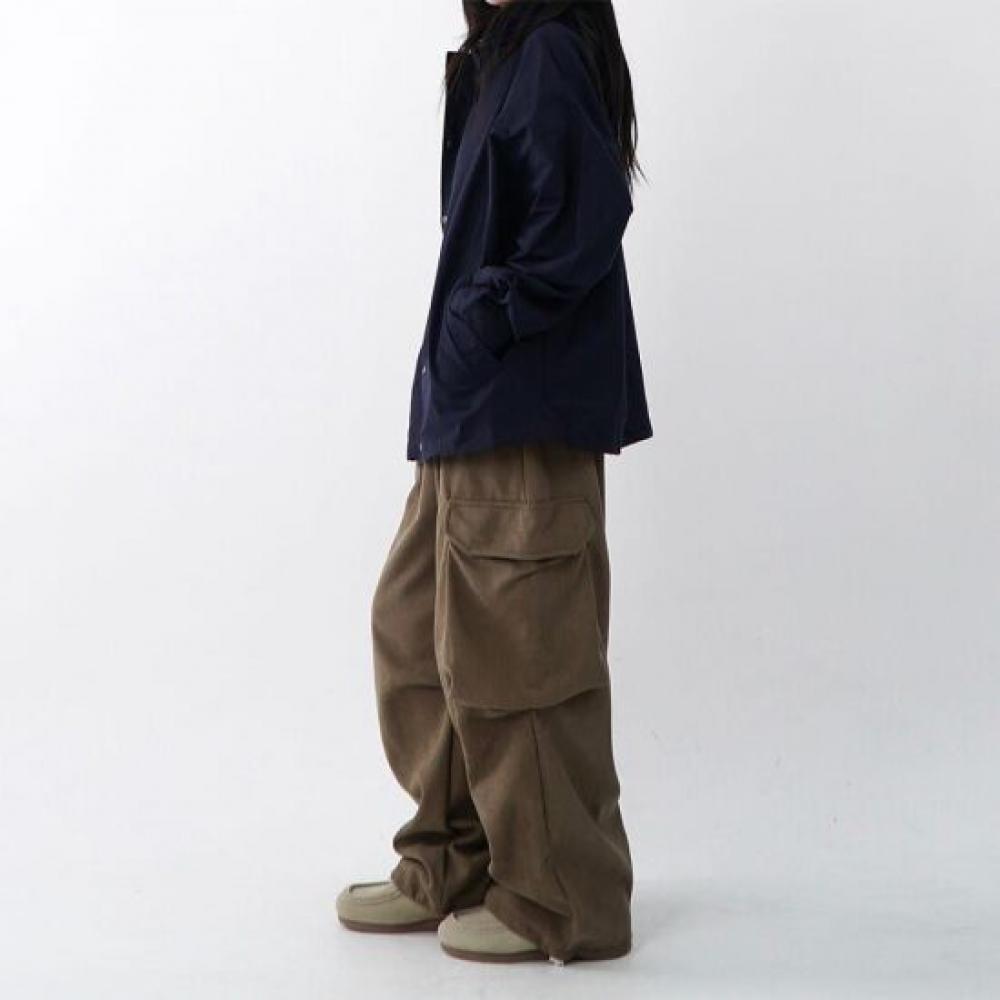 Onl Women Cargo Corduroy Wide Pants