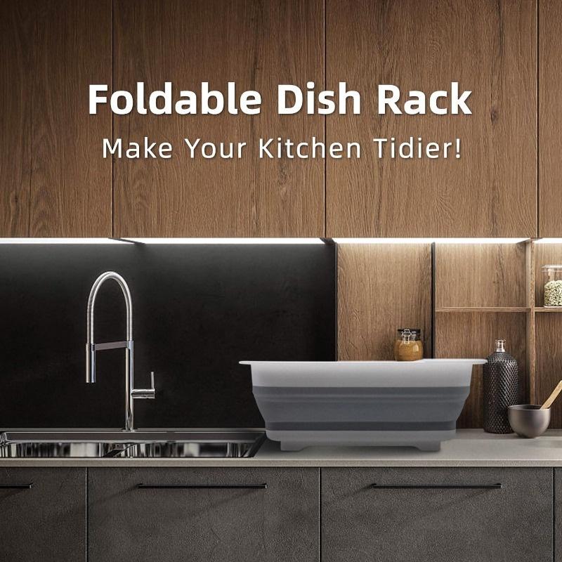 Dish Drying Rack-foldable Dish Drainer, Suitable for RV, Camper, Kitchen Table-portable Dish Drying Rack, Easy To Store, Used In Kitchen