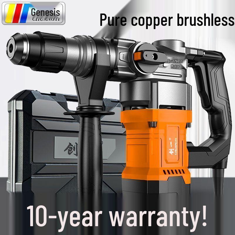 Industrial Grade Multi-Functional Heavy Duty Electric Hammer with Three-in-One Impact for Professional Engineering and Chiseling