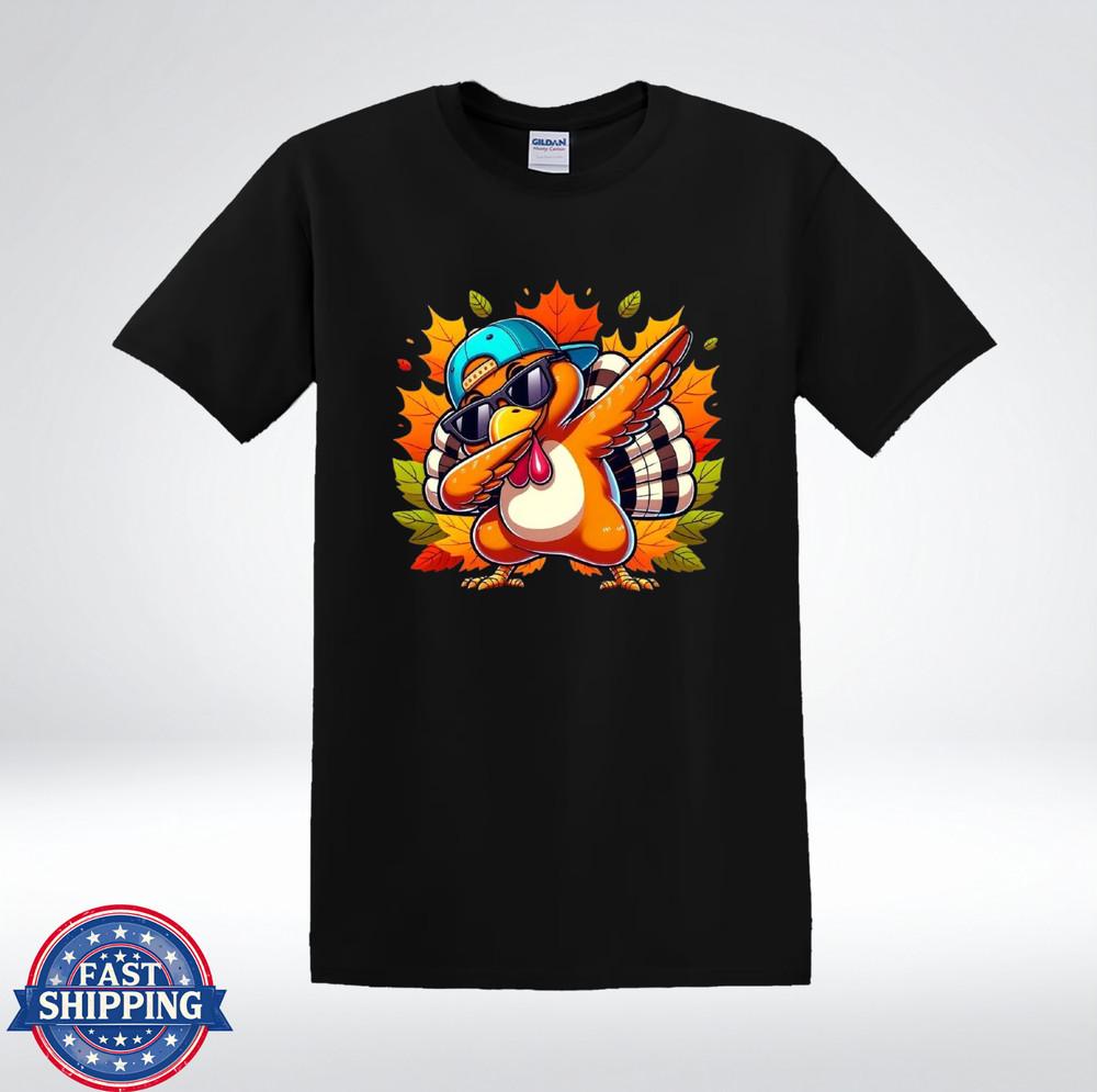 

Cool Dabbing Turkey T-Shirt 4XL
